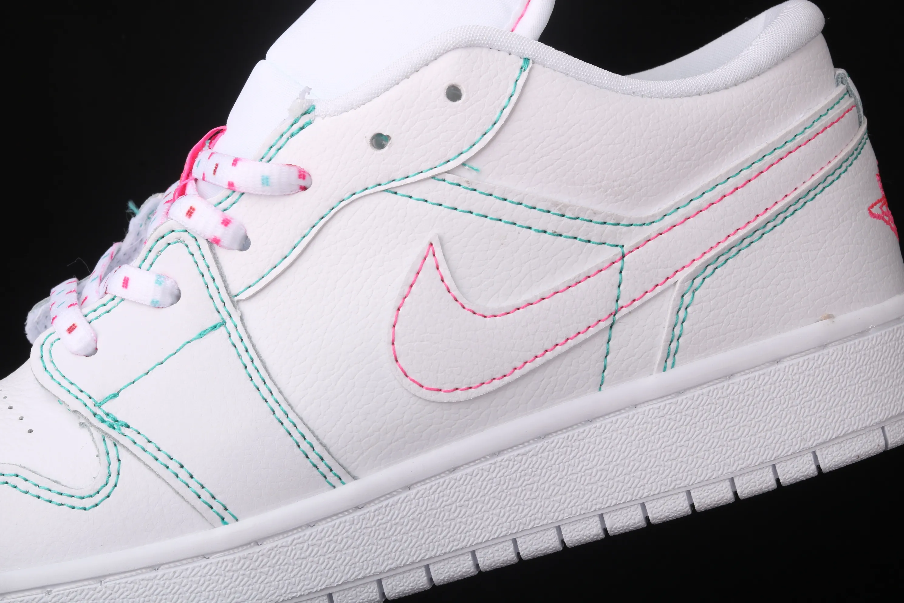 All categories Air Jordan Jordan series basketball shoes Air Jordan 1 Low Air Jordan 1 Low Shadow AJ1 Joe 1 pink line low-top cultural and leisure sports sneakers 554723-101